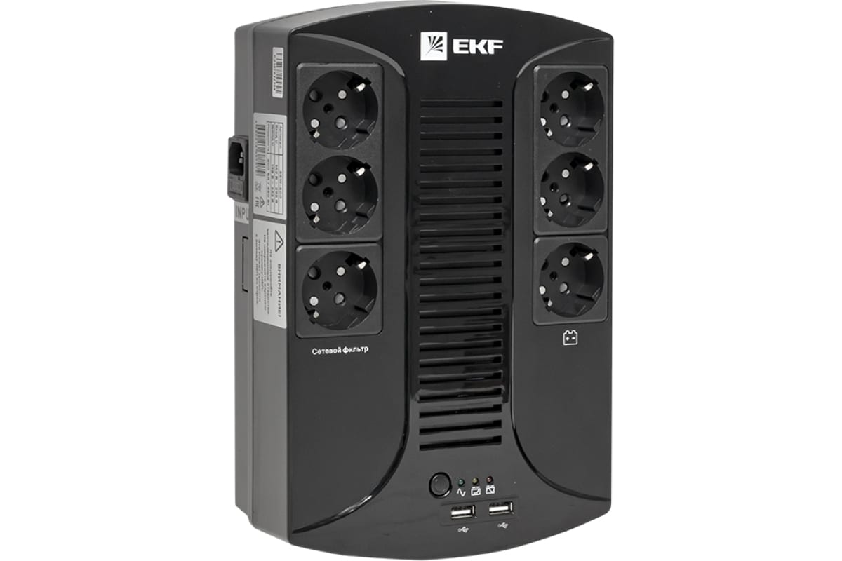 Линейно-интерактивный источник бесперебойного питания EKF E-Power Home 800 ВА PROxima SSW-800