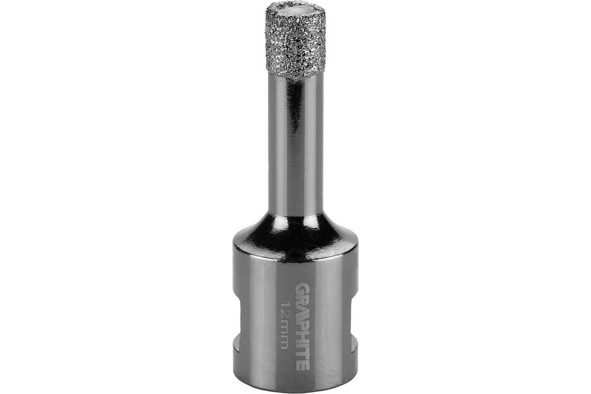 Коронка алмазная вакуумная пайка 12 мм, M14 Graphite 55H303