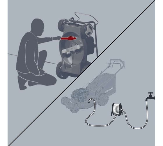 Бензиновая газонокосилка Einhell GE-PM 48 S HW B&S