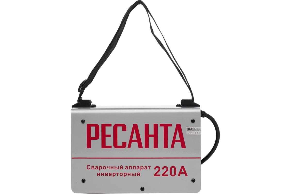 Инверторный сварочный аппарат в кейсе Ресанта САИ 220 65/22