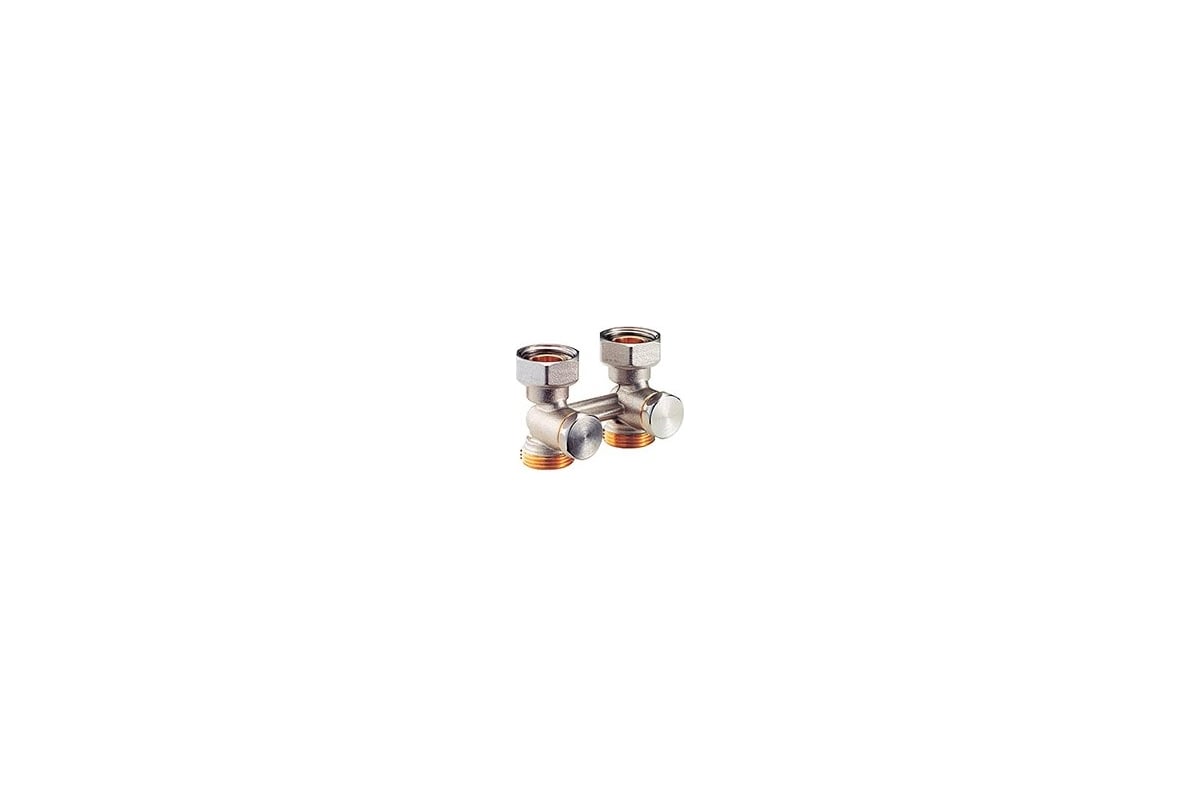 Узел нижнего подключения Giacomini R383 Ду 15 Ру10 1/2x3/4ЕК прямой R383X012 022-2385