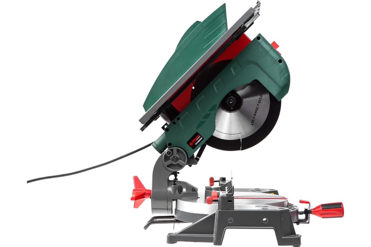 Торцовочная пила Hammer Flex 1800 Вт, 4500 об/мин, круг 250 мм, глубина пропила 75 мм STL1800/250C