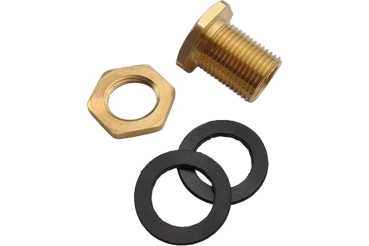Штуцер для врезки в бочку HG 1/2" НР короткий 1897797