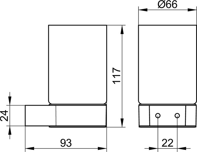 Держатель для стакана Keuco Plan 14950019000