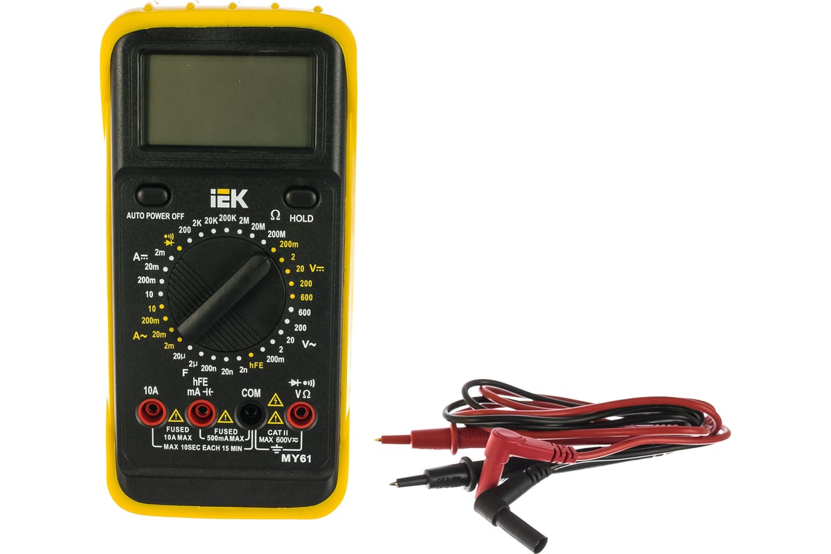 Цифровой мультиметр IEK Professional MY61 469879 TMD-5S-061