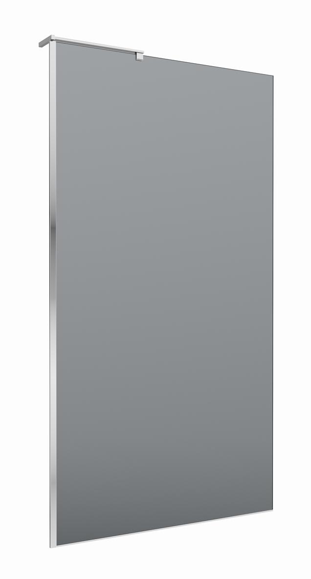 Душевая перегородка Belbagno UNO-L-1-TB-110-GR-Cr 110x200 графит, хром