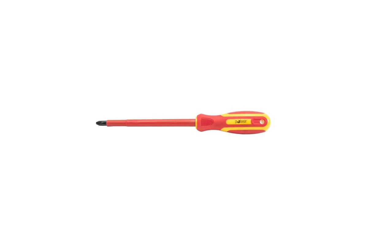 Отвертка крестовая диэлектрическая Pobedit Profi Cr-V, PH 3x150 мм 2569315