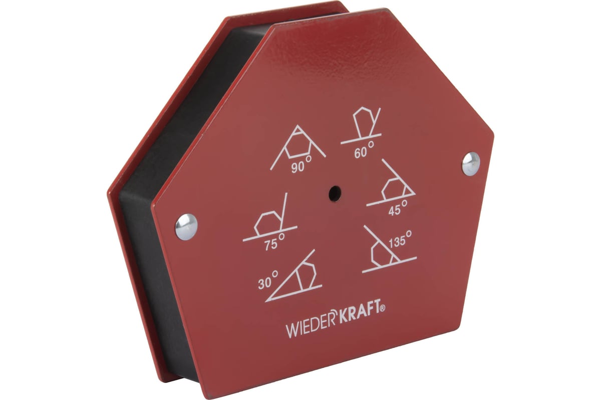 Магнит сварочный 30, 45, 60, 70, 90, 135 градусов, усилие 75Lbs Wiederkraft WDK-65275