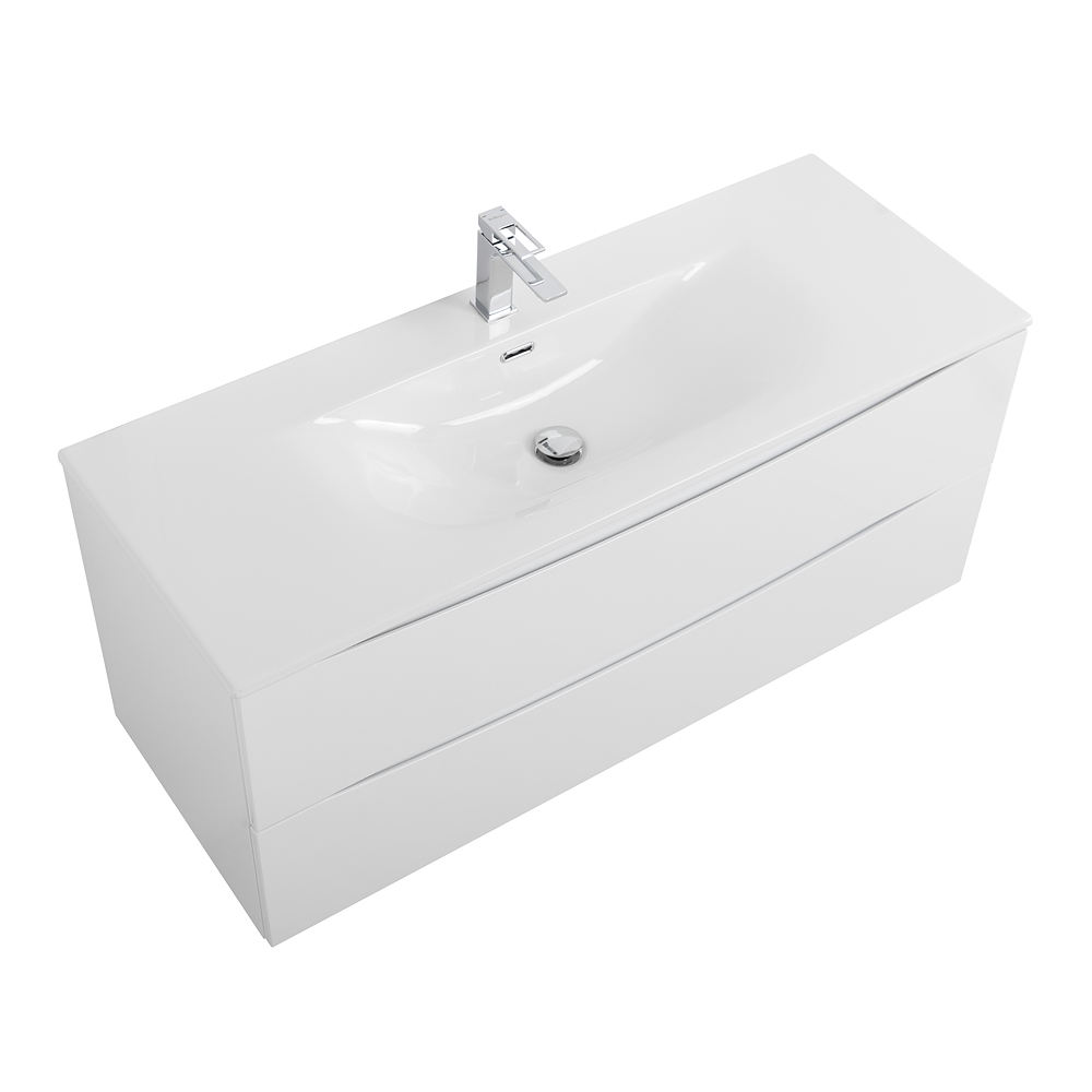 Мебель для ванной BelBagno Marino-Cer-N 120 см Bianco Opaco