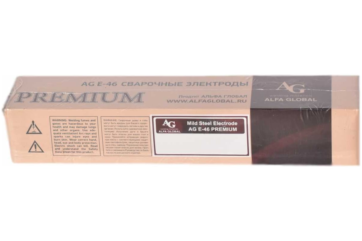 Электроды PREMIUM E-46 3.2x350 мм, 1 кг Alfa Global A-3-46-32-1