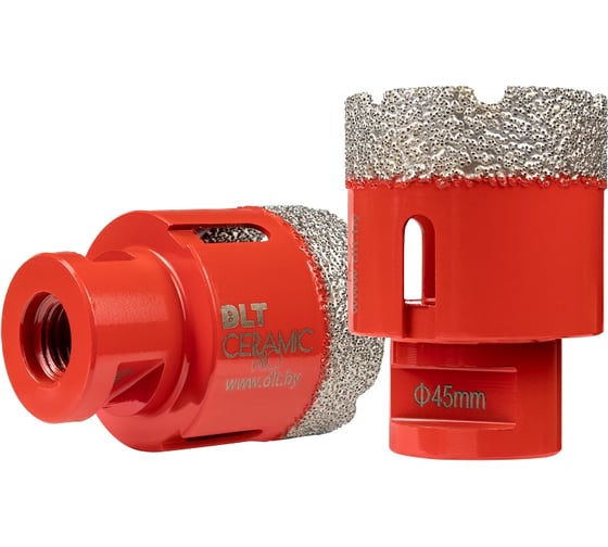 Коронка алмазная для плитки и камня CERAMIC PRO, 45 мм DLT 498