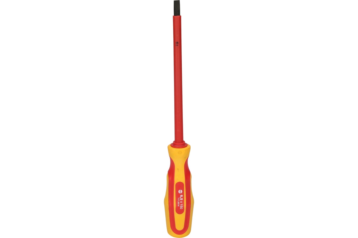 Шлицевая отвертка KS Tools VDE 6,5x150 мм ERGOTORQUE 117.0514