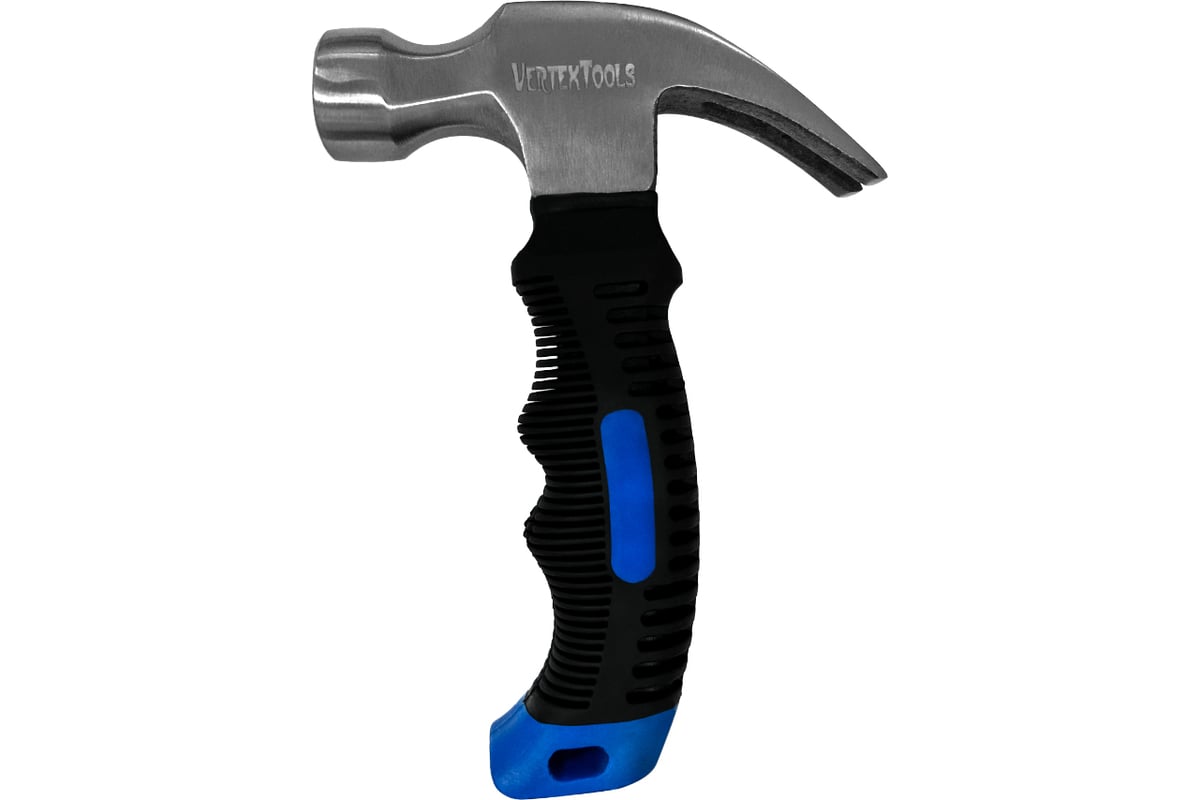 Молоток- гвоздодер Vertextools компакт, 225гр 10-28-225