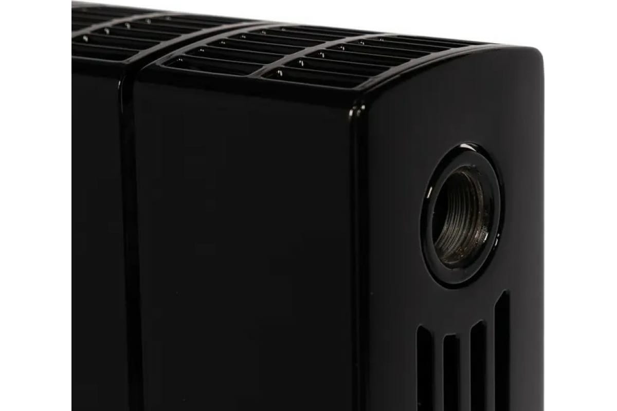 Радиатор Rifar SUPReMO 500x12 секций НП левый VL Антрацит S500-12 VL 9005