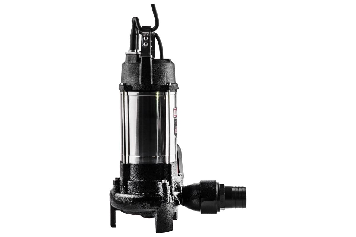 Фекальный насос Hammer NAP1100FD 16000л/ч, высота 8,5м, с ножками для измельчения 641202