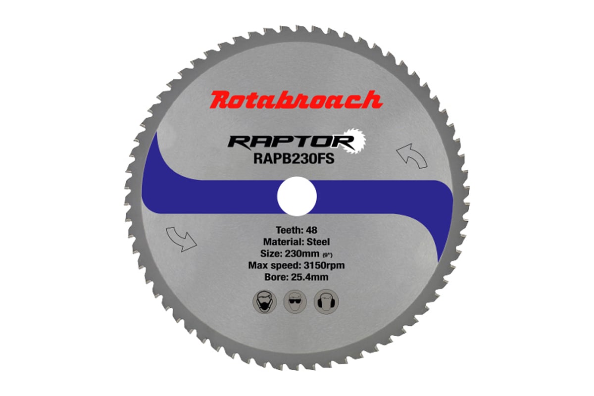 Диск пильный по металлу RAPB230FS (230x25.4 мм; 48T) Rotabroach КБ003161