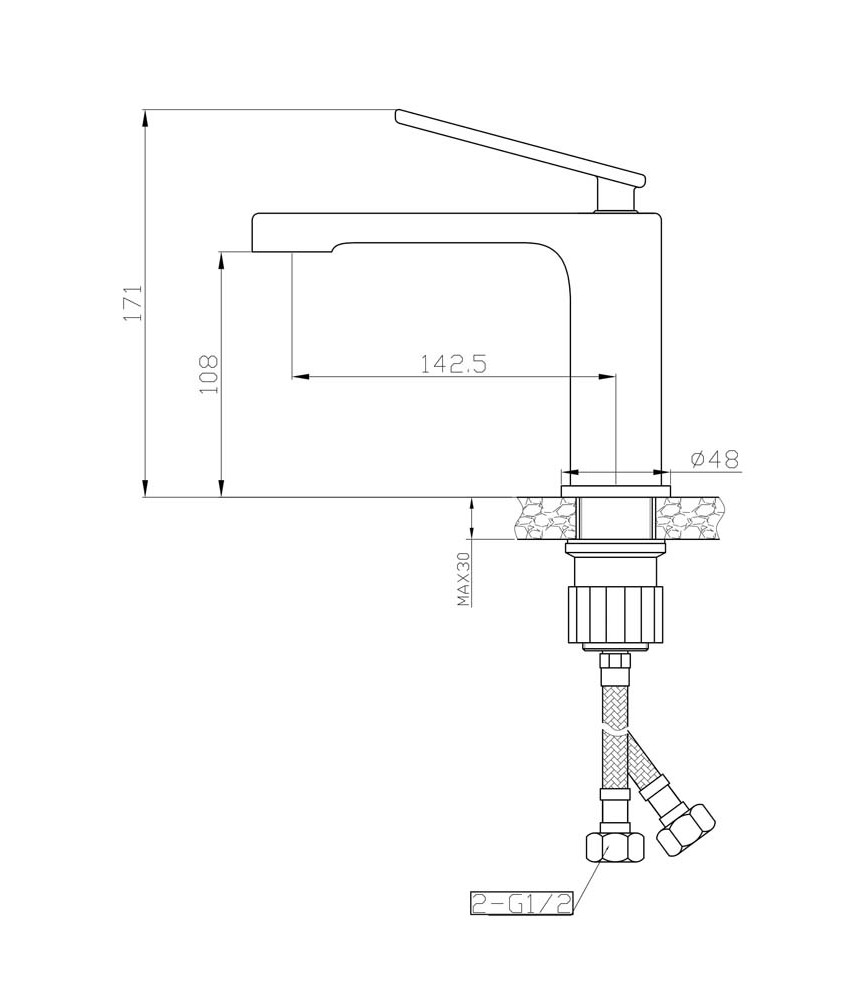 Душевой набор Agger Beauty A2631100 3в1 хром