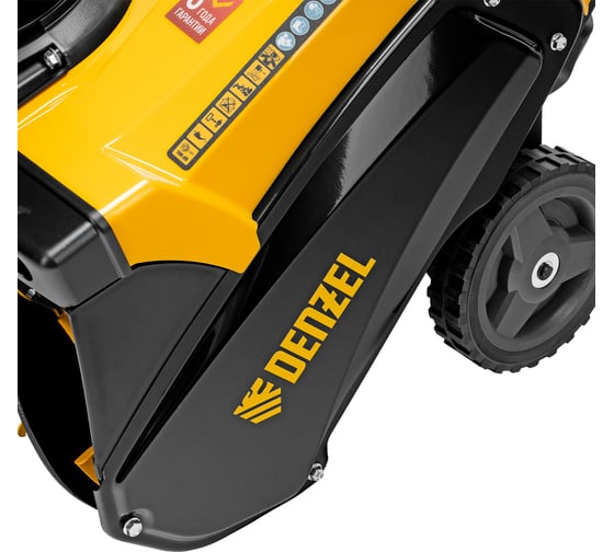 Бензиновая снегоуборочная машина Denzel sb 460 e, 99cc, эл.старт, шнек snowcrusher 97649