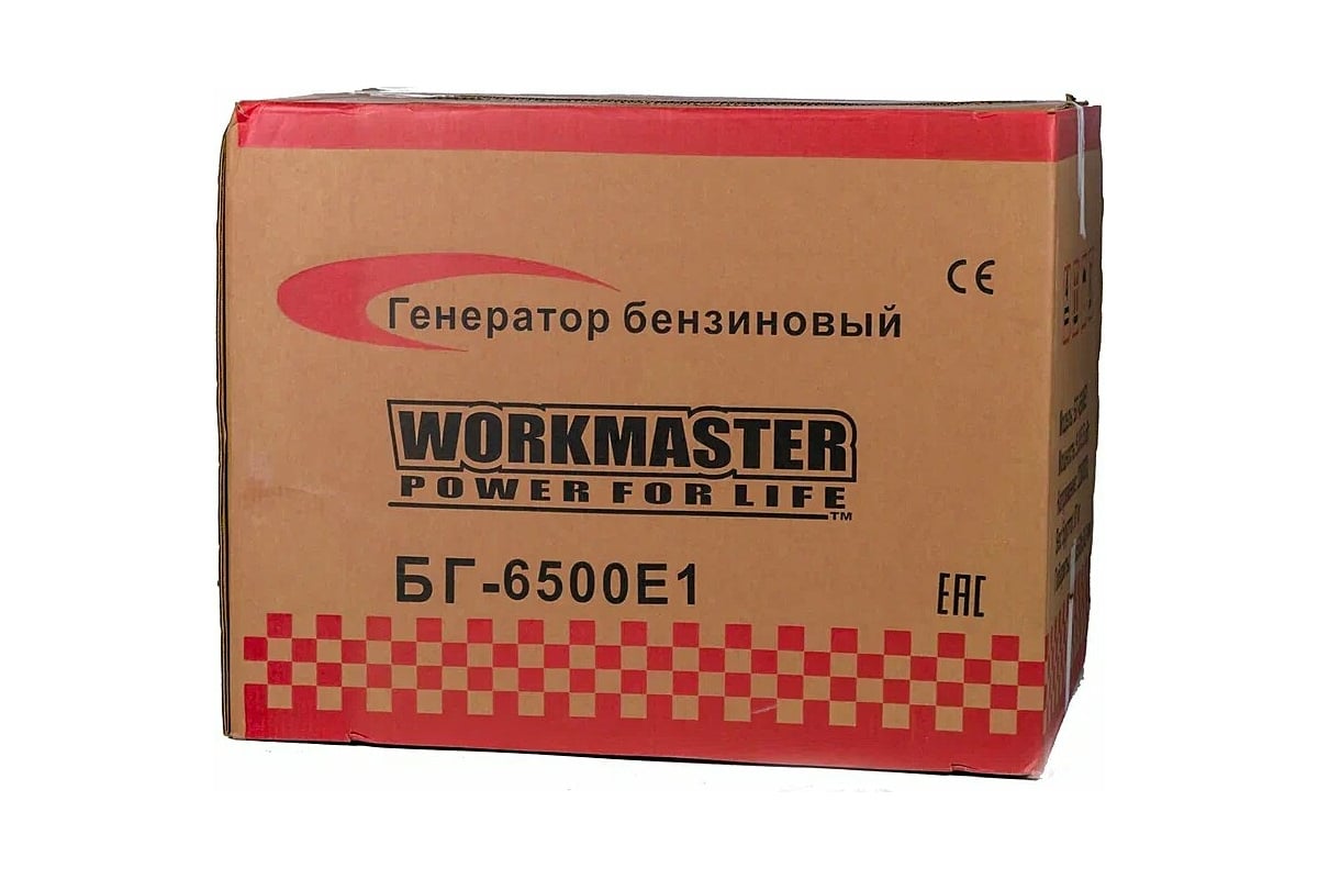 Бензиновый генератор WorkMaster БГ-6500E1