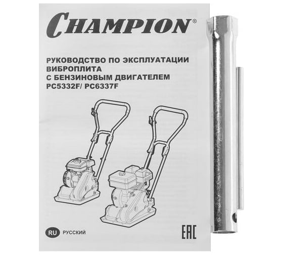 Бензиновая виброплита Champion PC6337F