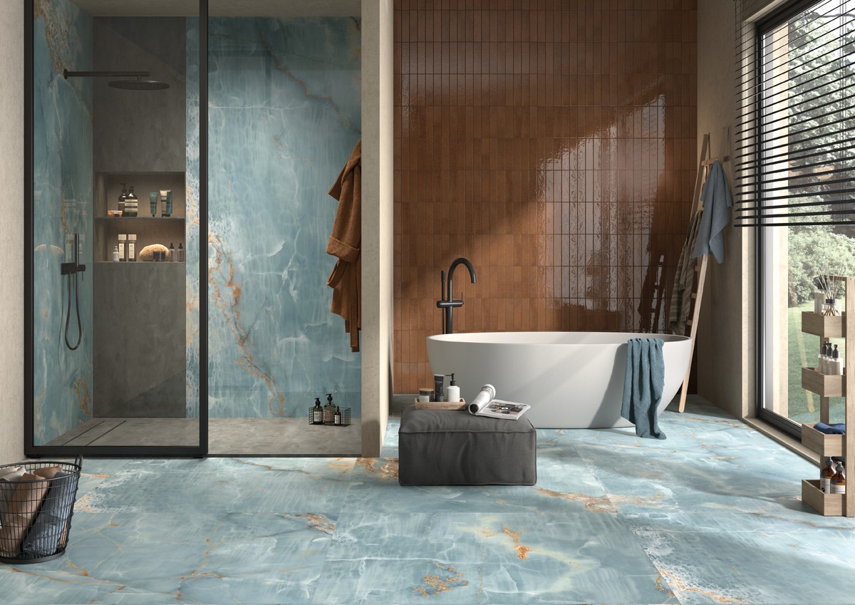 Керамогранит Imola Ceramica The Room Blu Aq6 12 Lp 60x120 см, BLUAQ612LP