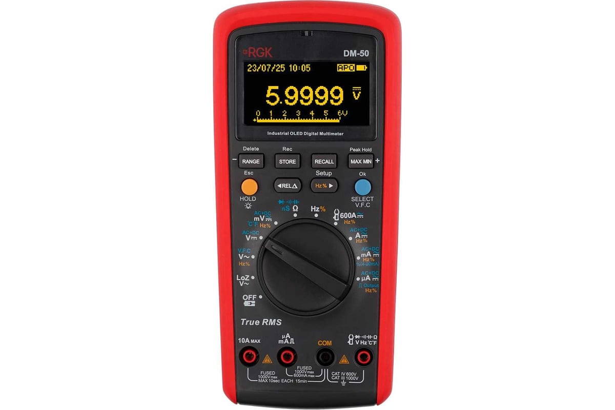 Мультиметр RGK DM-50 с поверкой 721470
