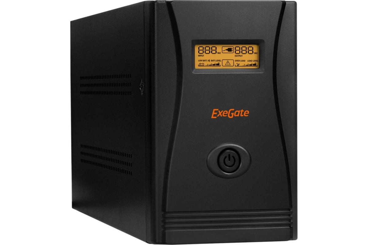 Источник бесперебойного питания Exegate SpecialPro.Smart.LLB-1500.LCD.AVR.C13.RJ.USB.1500VA/950W.LCD.AVR.6C13.RJ45/11USB.285500