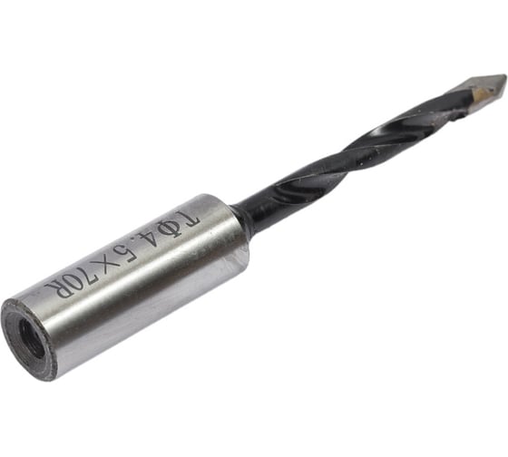 Сверло сквозное 4.5х10х70 мм, R Deltatools 06-0071