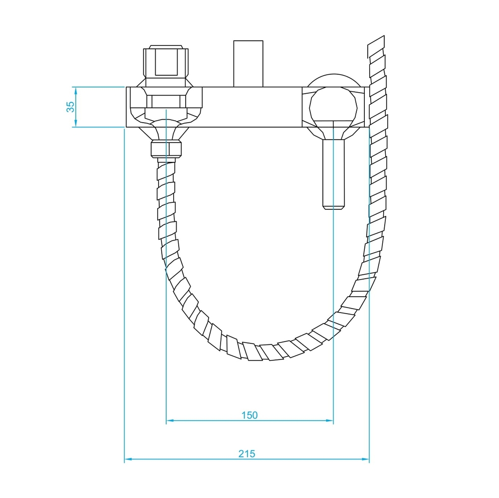 Душевая стойка RGW Shower Panels SP-31B черный, термостат