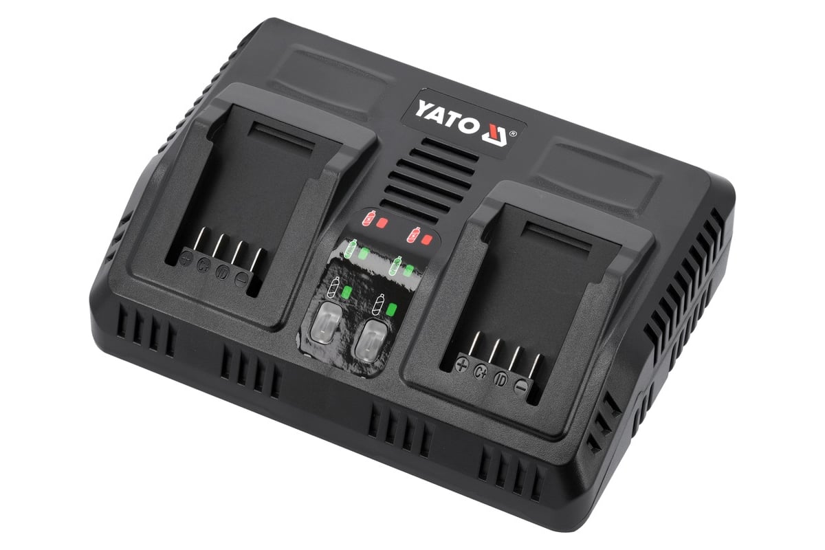 Двойное зарядное устройство Yato 18 В, 2.2 А YT-828499