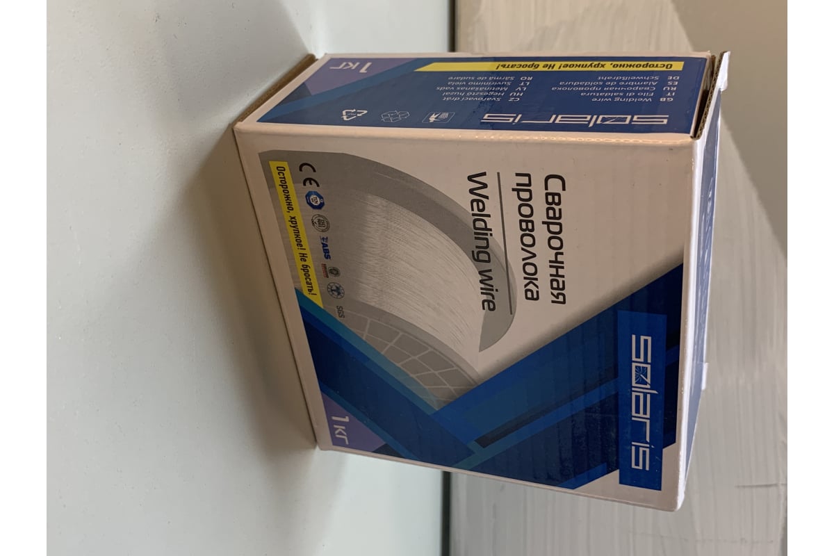Проволока сварочная ER 304 0.8 мм, для нержавеющей стали, 1 кг Solaris WM-ER304-08010