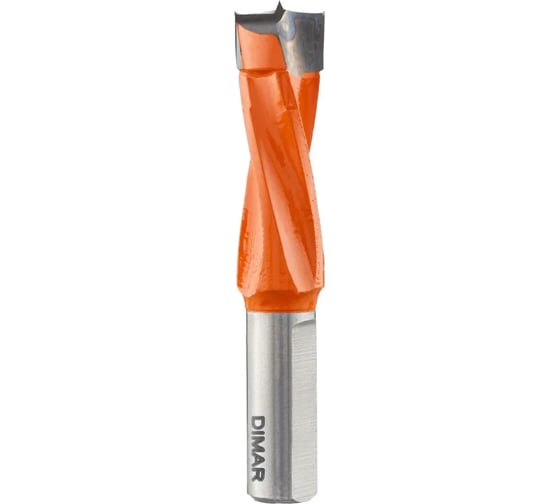 Сверло присадочное глухое левое 4 флейты 12.7x43 мм, L70. хвостовик 10x20 мм Dimar 2014577