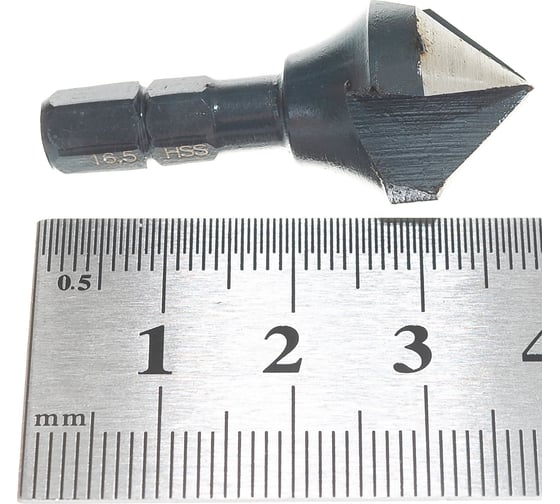 Зенкер-бита конический (16.5х40 мм; хвостовик 1/4) Bucovice Tools 744165