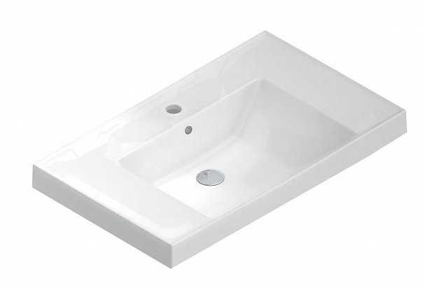 Мебель для ванной La Fenice Elba 80 см, два ящика белый матовый