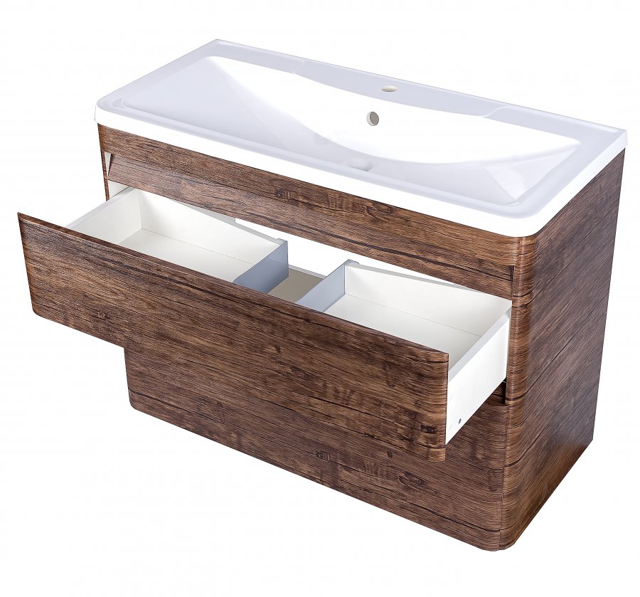 Тумба с раковиной Style Line Атлантика 90 см подвесная