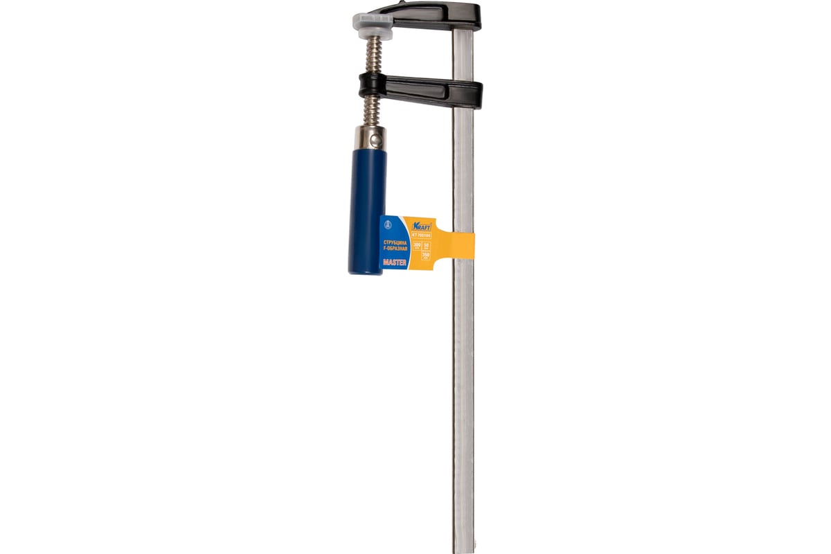 Струбцина Kraft Master F-образная, 300х50х350 мм, деревянная рукоятка KT 705104