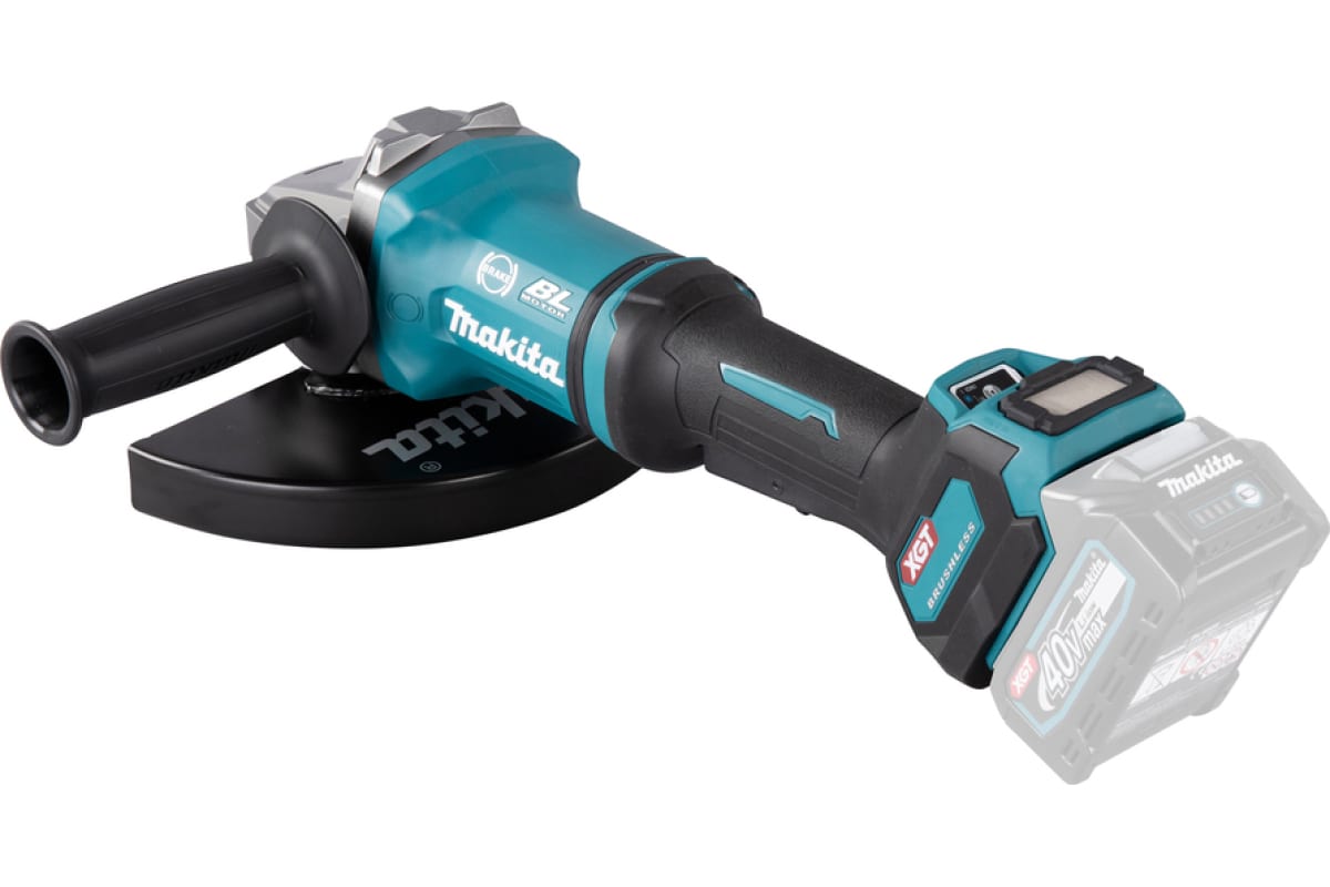 Аккумуляторная угловая шлифовальная машина Makita XGT BL 40В, 230 мм, GA038GZ
