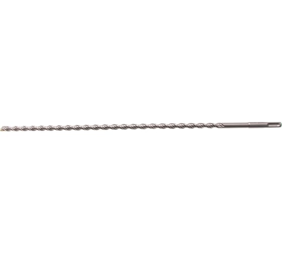 Бур по бетону, двойная спираль, Cobalt W-tip (10x460 мм; SDS PLUS) Denzel 705020