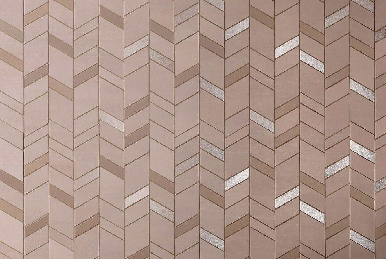 Мозаика Atlas Concorde Mek Rose Mosaico Chevron Wall 30,5x30,5 см, 9MCR