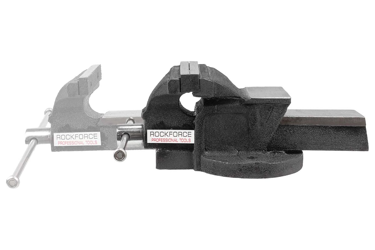 Тиски стальные с наковальней Rockforce 4", 100 мм RF-6540204(3865)