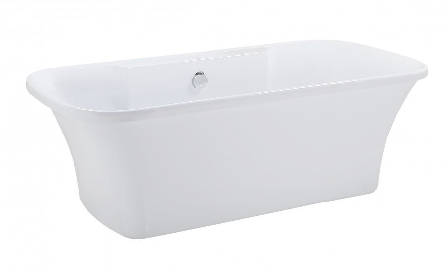 Акриловая ванна VagnerPlast Blanca WT 175x80 см, с полочкой