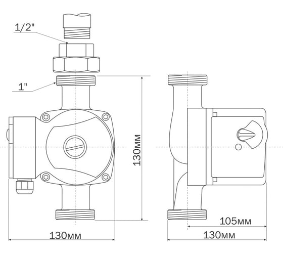 Насос AQUARIO Ac 154-130Hw 5154