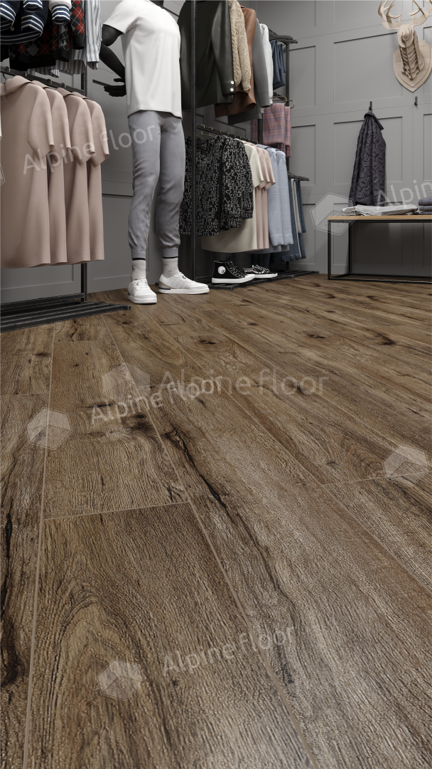 Ламинат Alpine Floor Aura Дуб Турин 1218x198x8 мм, LF100-11