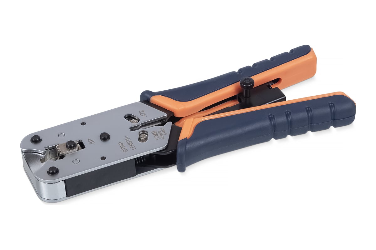 Обжимной инструмент Cabeus для RJ-45 (8р8с), профессиональный HT-L2182R