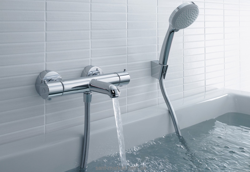 Смеситель для ванны Hansgrohe Ecostat Comfort 13114000 термостат