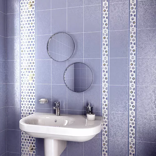 Бордюр Kerama Marazzi Шарм сиреневый 5.7х30 см, B20/8149