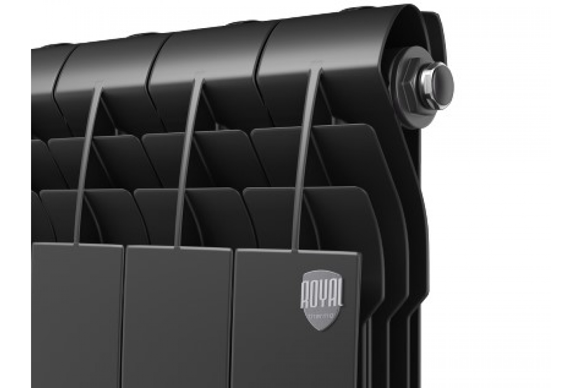 Радиатор Royal Thermo Biliner Alum 500 Noir Sable 4 секции НС-1250267