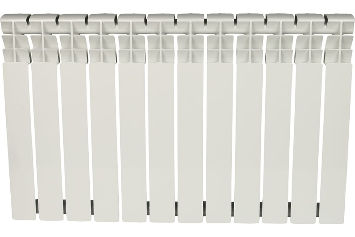Биметаллический радиатор Rommer Optima BM 500 12 секций RAL9016 89574
