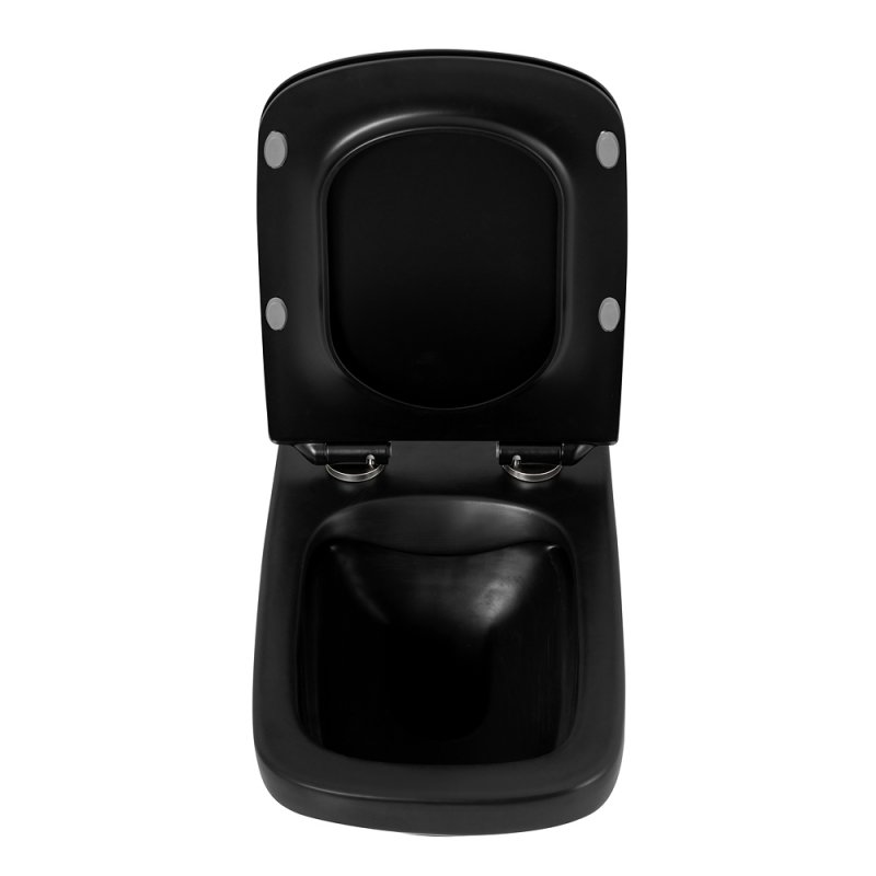 Крышка-сиденье Belbagno Sela BB3201SC-MB, с микролифтом, матовый черный