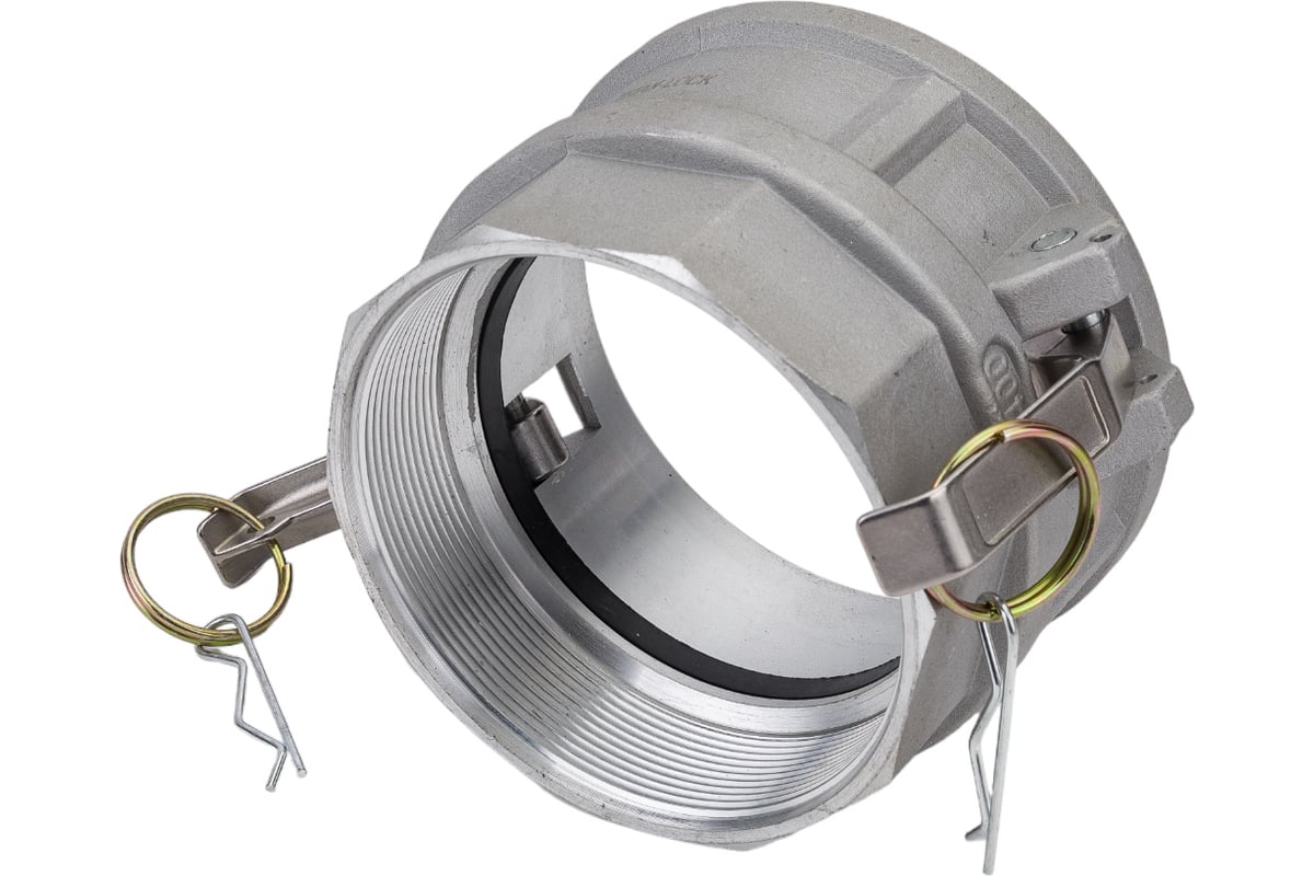 Алюминиевый камлок TITAN LOCK типа D серия "EcoLine", розетка внутренняя резьба BSP 4", TL400DAL-EL